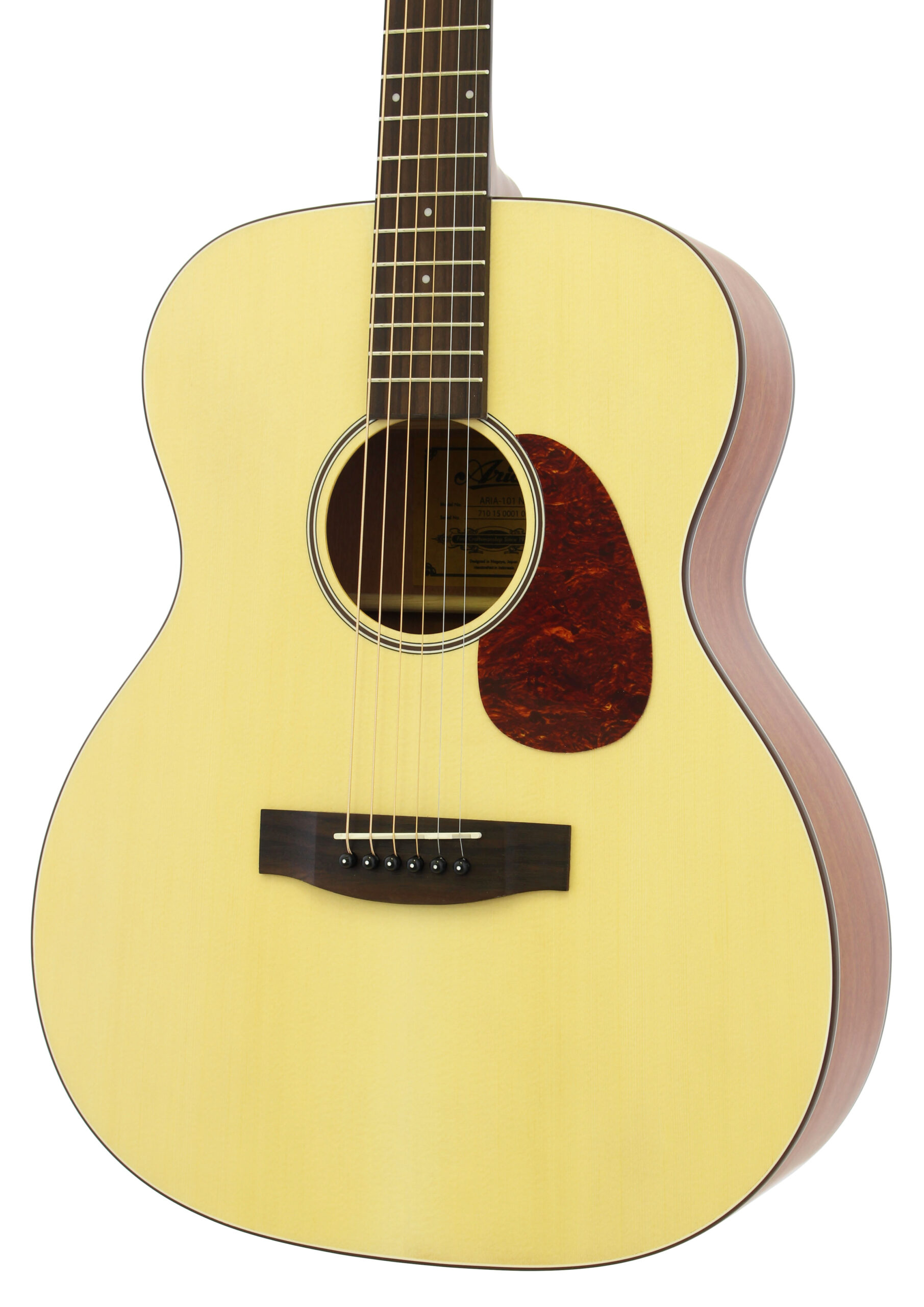 ARIA 101 ORCHESTRA SHAPE ACOUSTIC GUITAR IN MATTE NATURAL